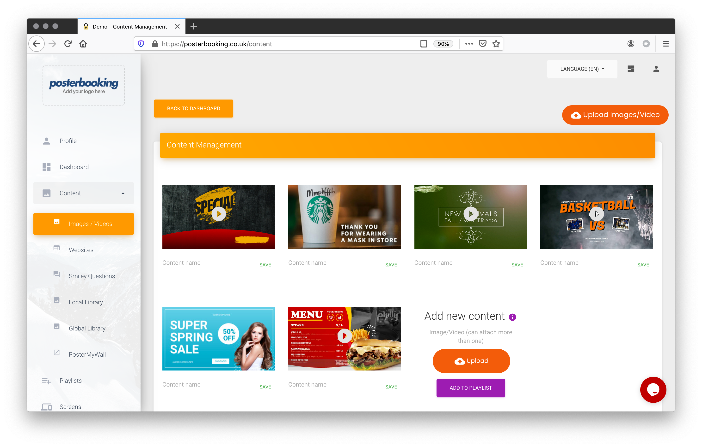 Dijital tabela yazılımı: posterbooking media 15