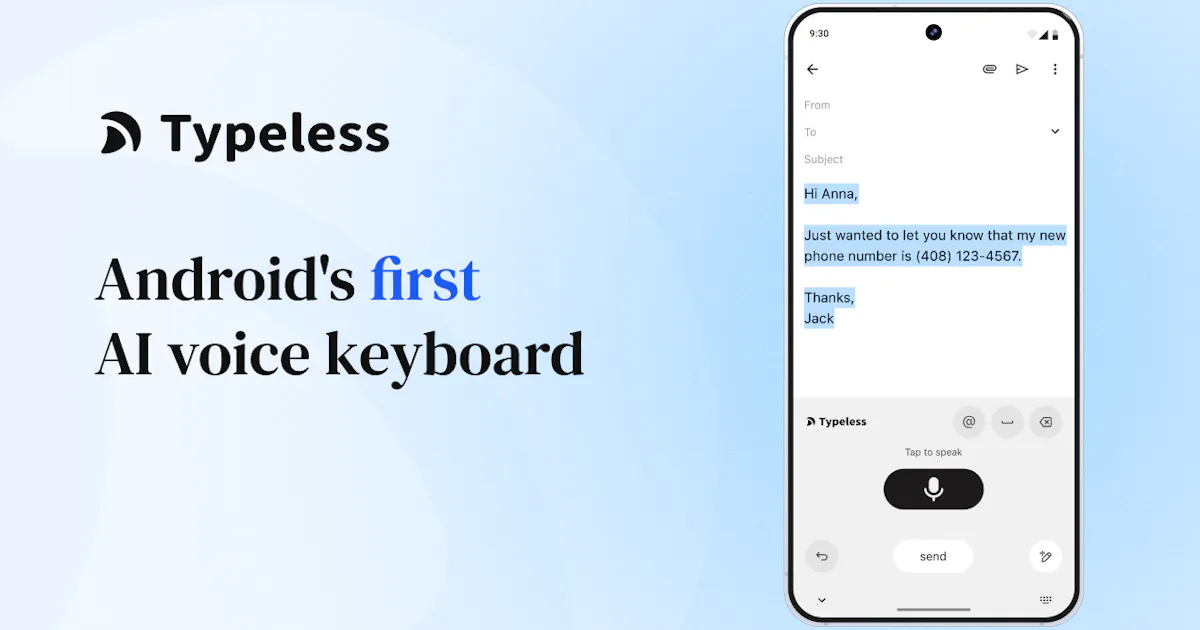 Typeless for Android