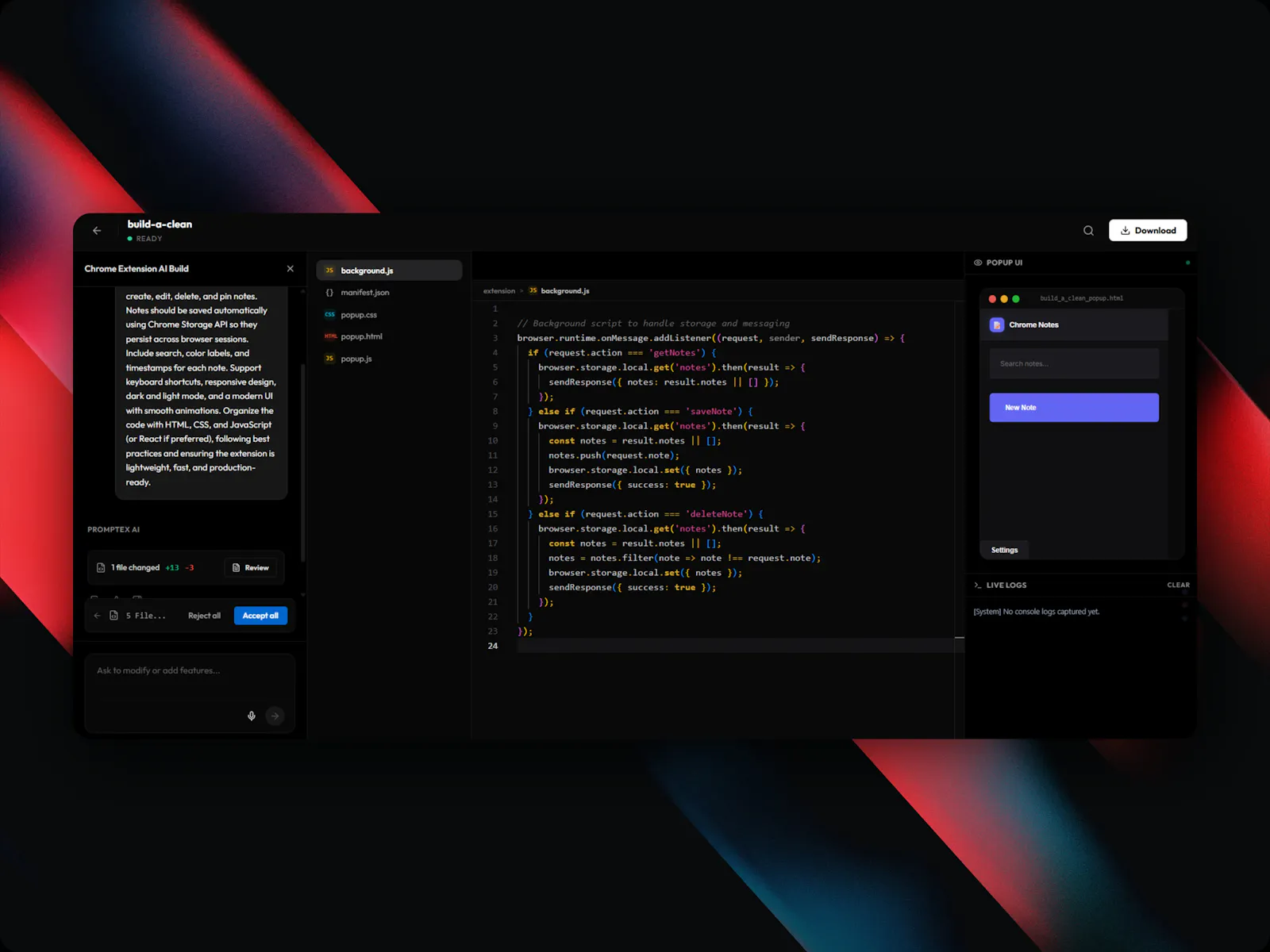 Promptex screenshot 2