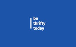 Be Thrifty Today media 1