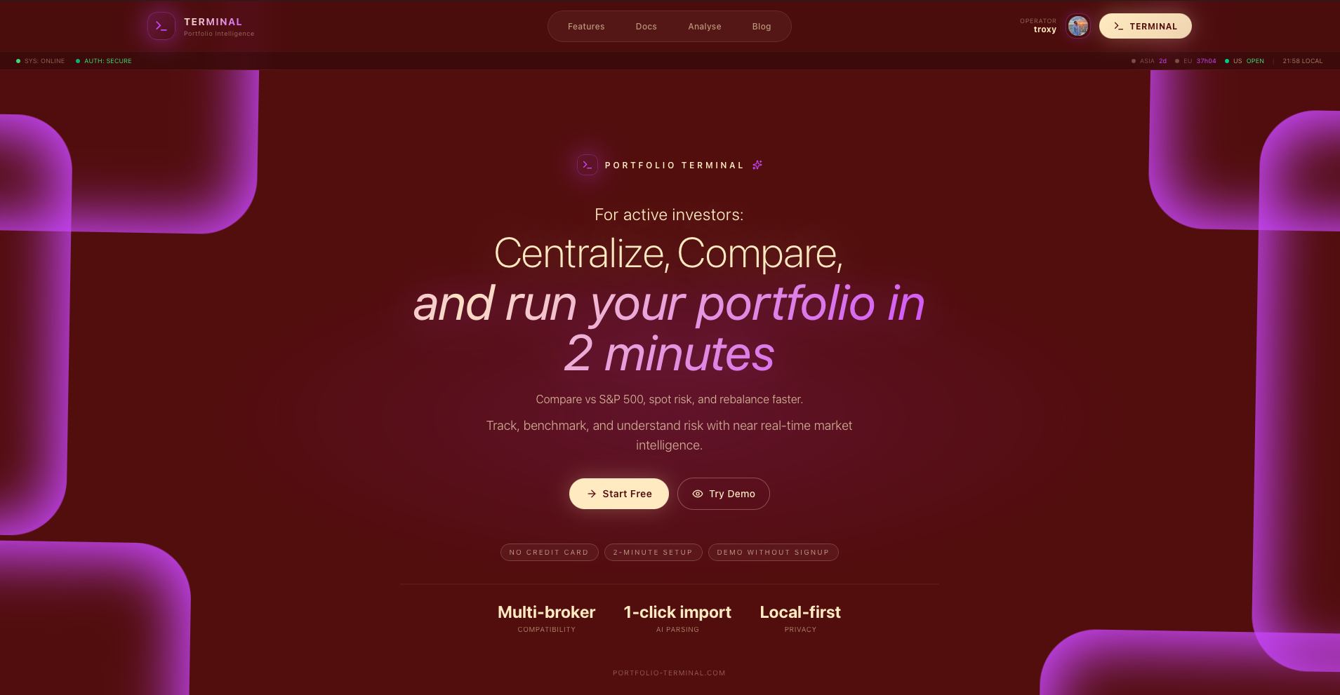 Portfolio-Terminal