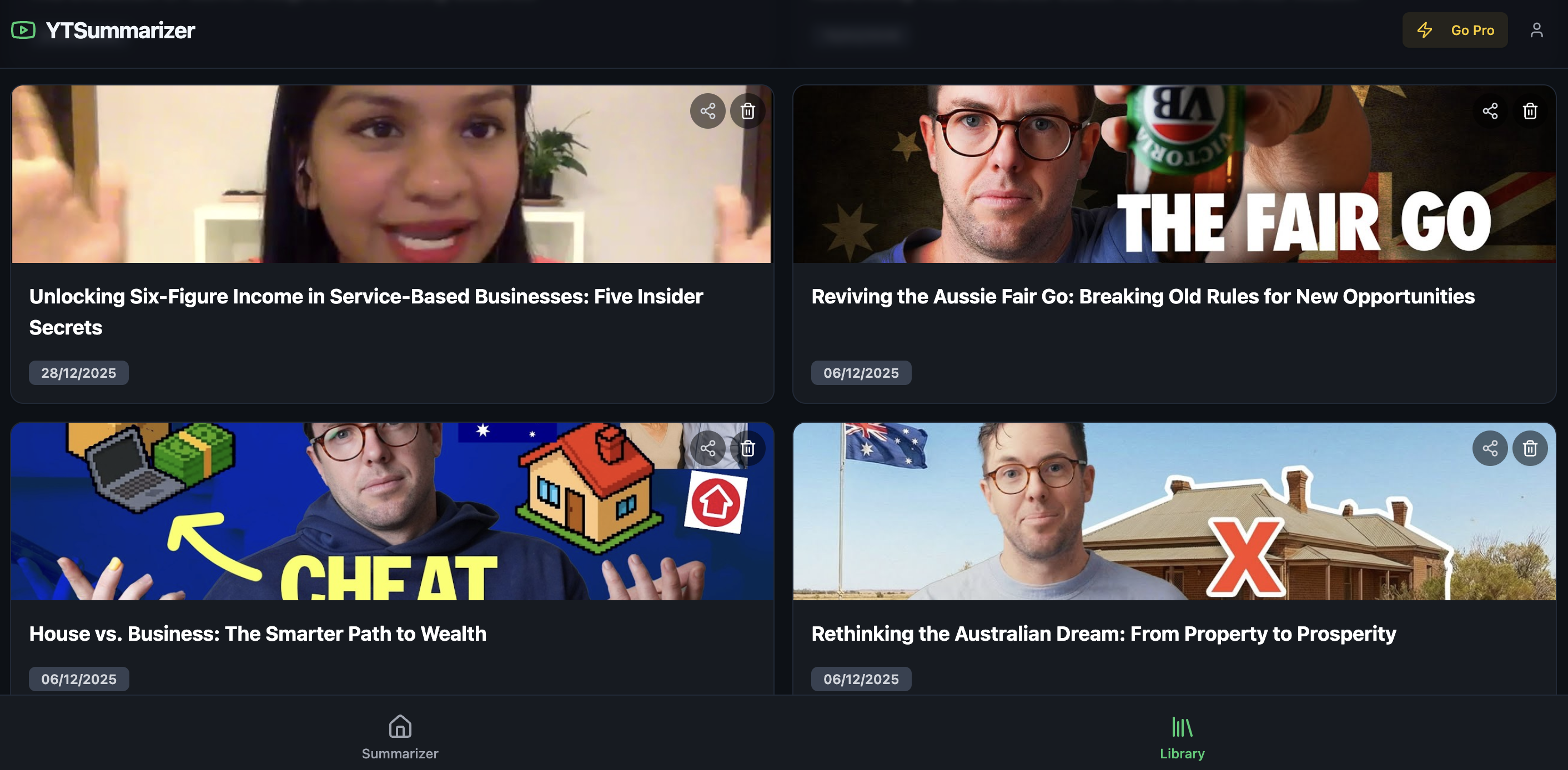 YTsummarizer 2.0  gallery image