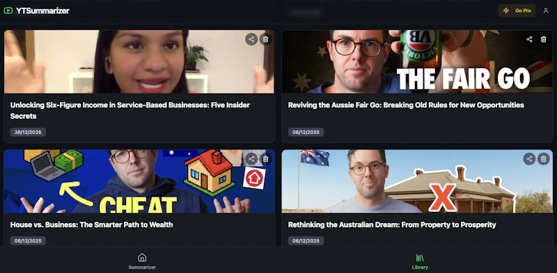 YTsummarizer 2.0  screenshot 4