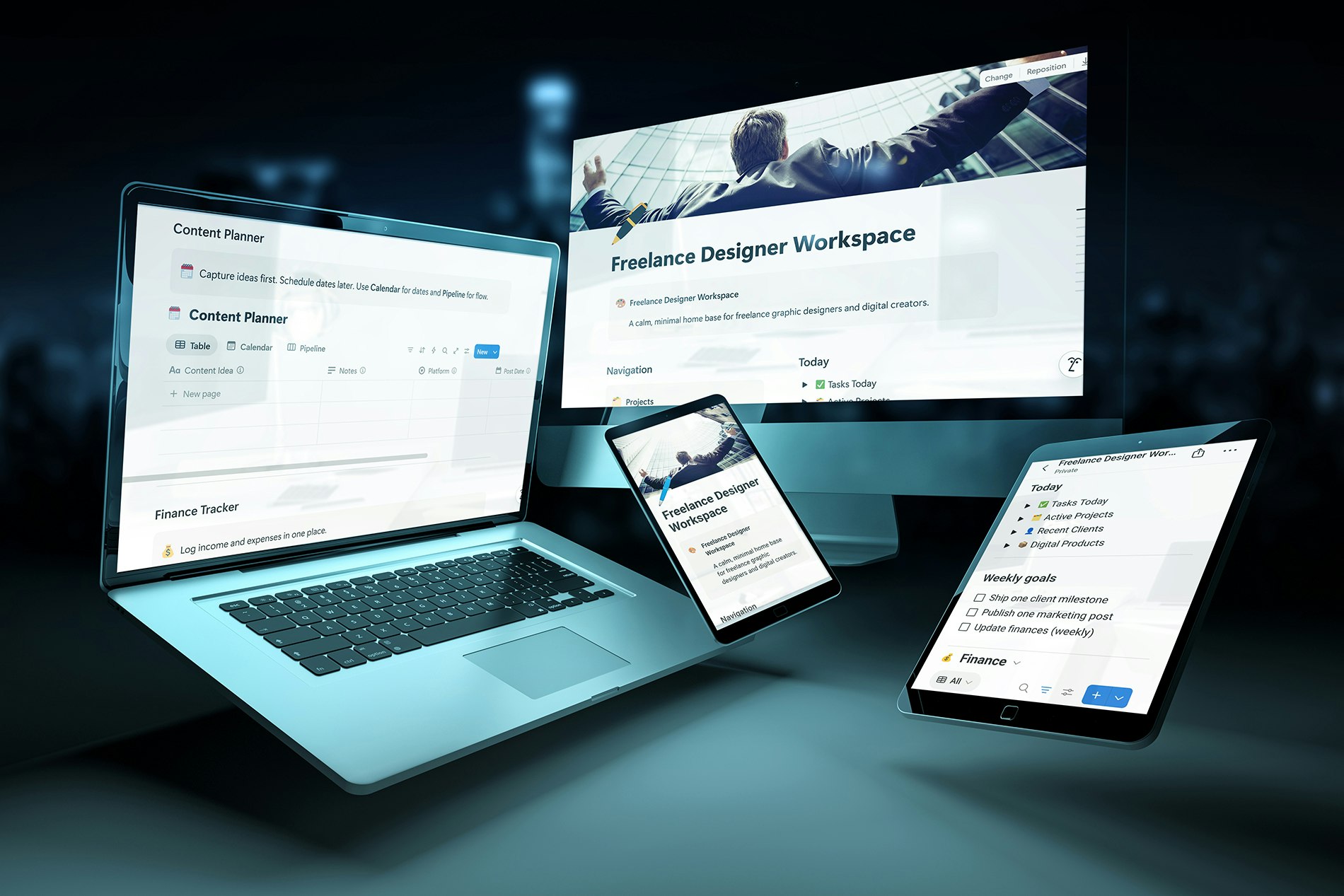 Freelance Workspace Notion Template
