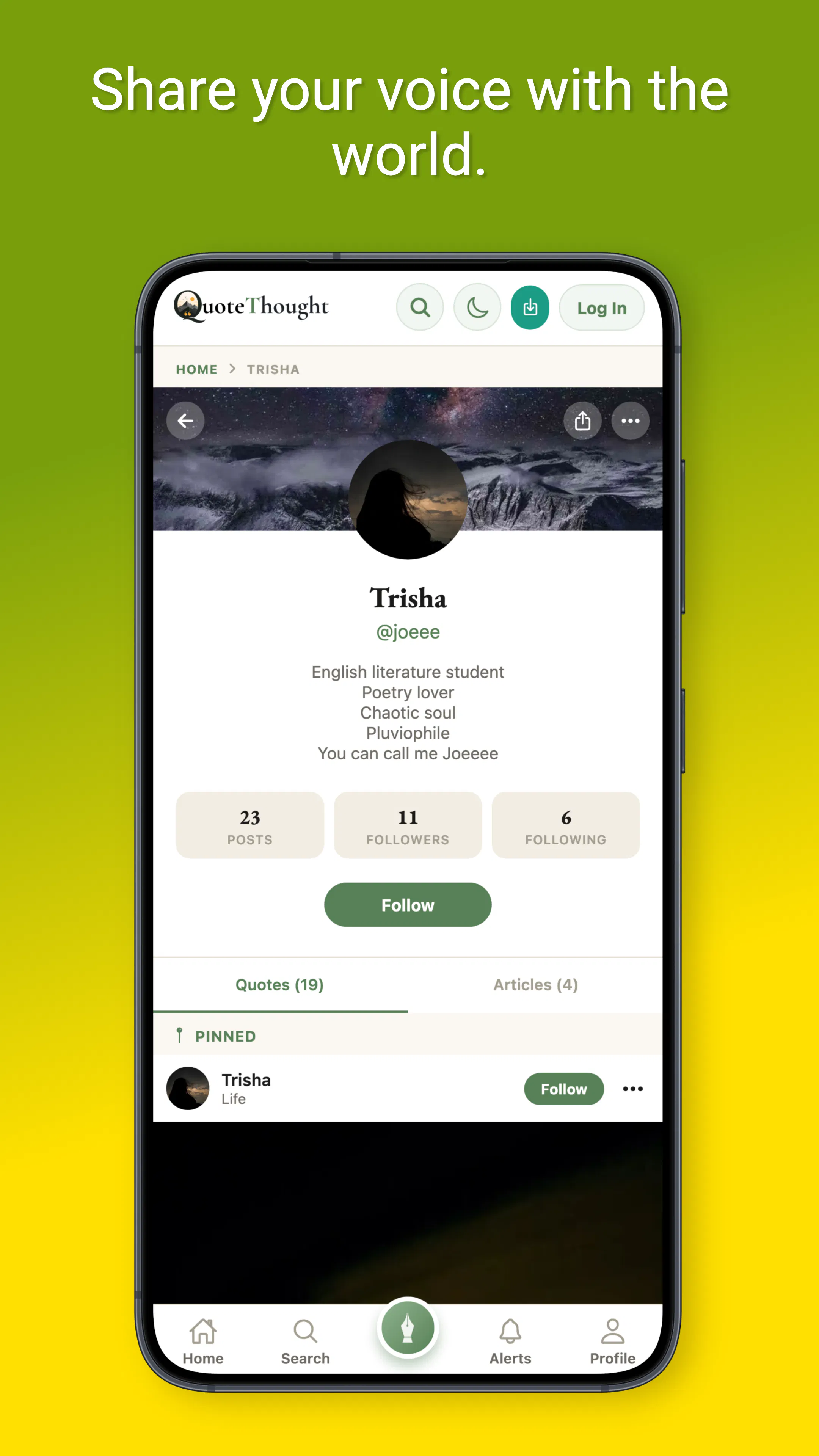 Quotethought – Quotes & Writing App gallery image