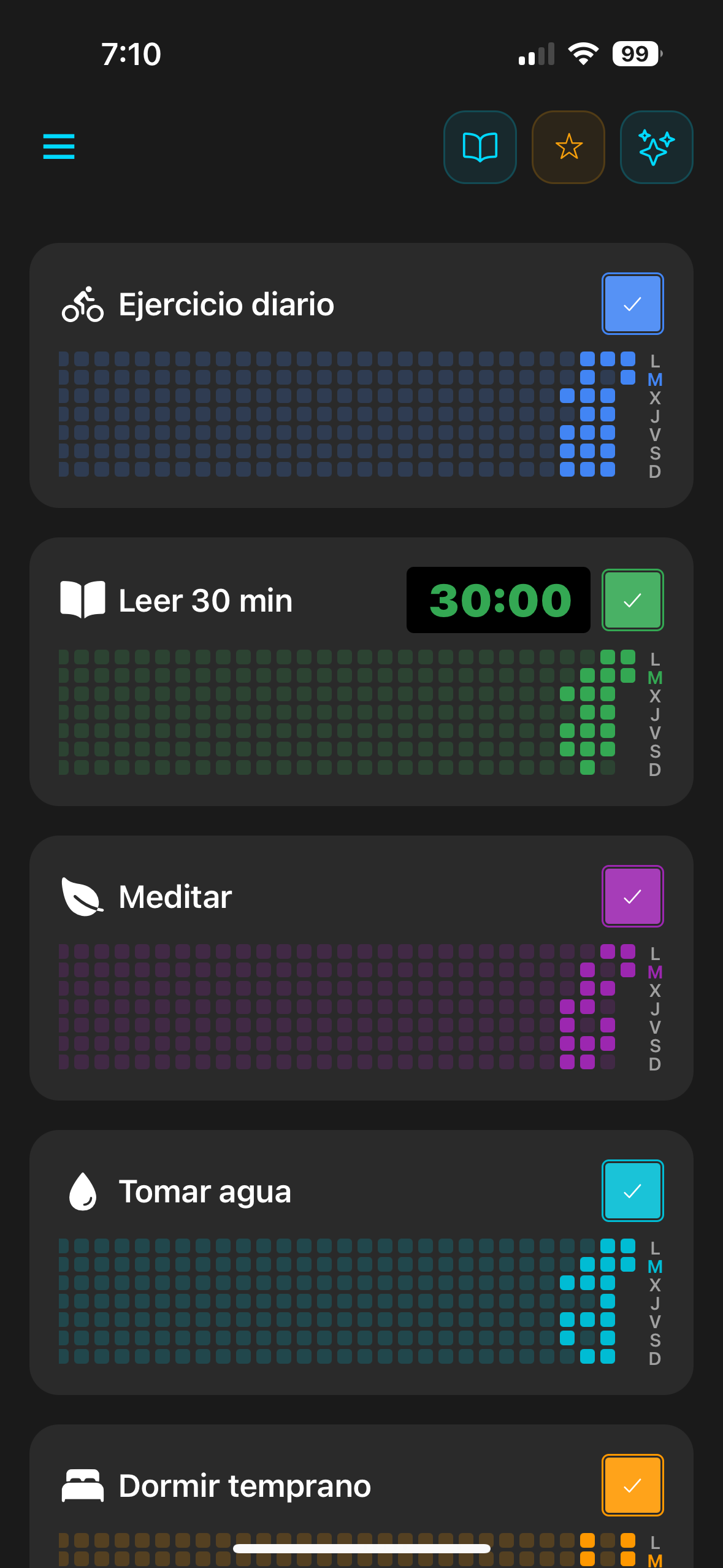 AIHabit - daily habits tracker - Screenshot 2 showing product features and functionality