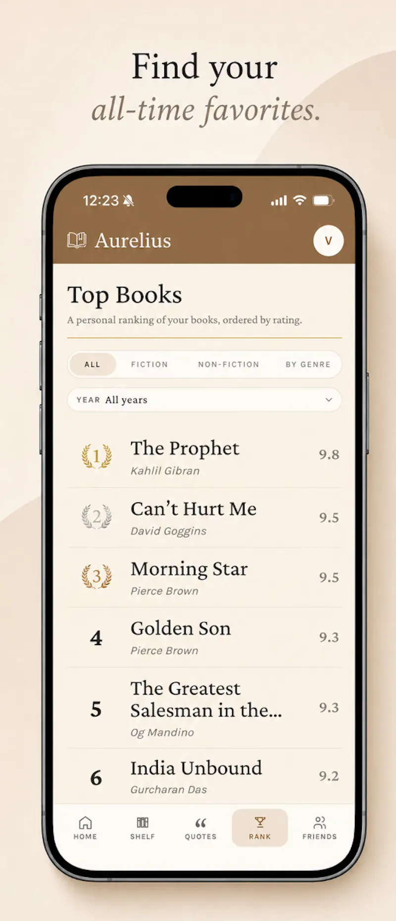 Aurelius Bookshelf screenshot 3