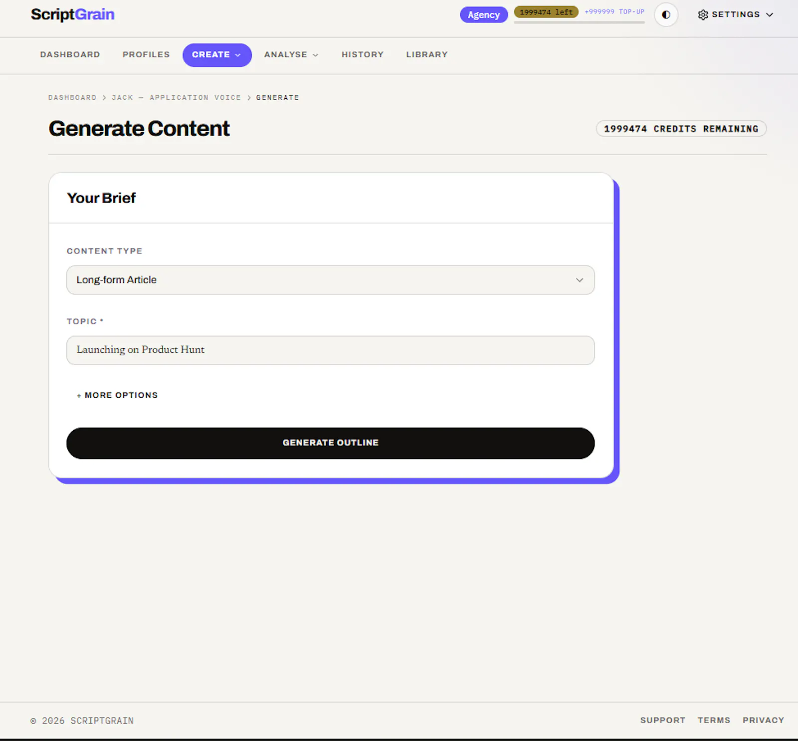 ScriptGrain - Write like you, at scale screenshot 3