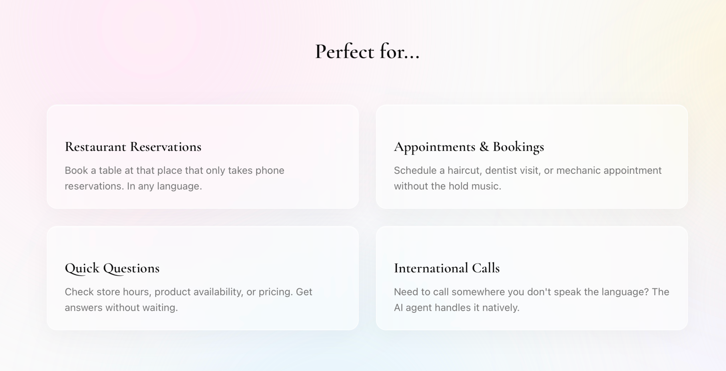 caall.ai — for people who hate calls gallery image