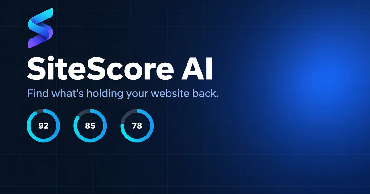 SiteScore AI — AI-Powered Website Audits gallery image