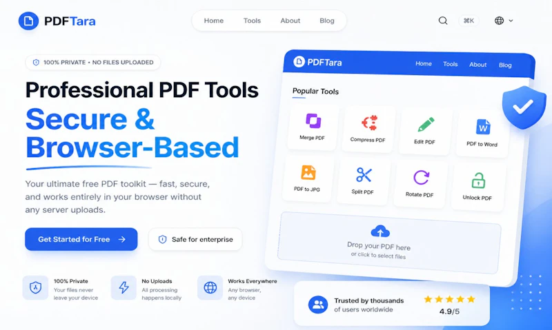 83+ Pro PDF tools in your browser. 100%  screenshot 2