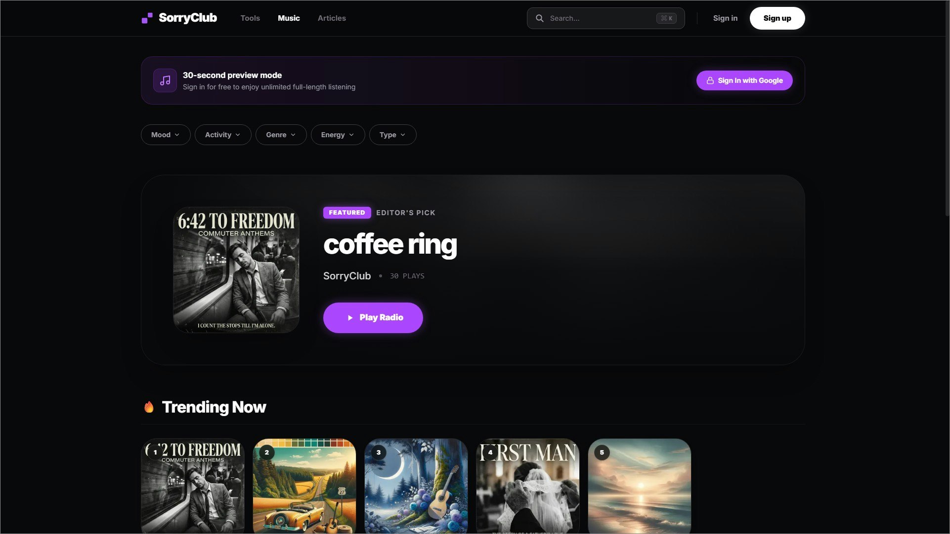 SorryClub - Screenshot 4 showing product features and functionality
