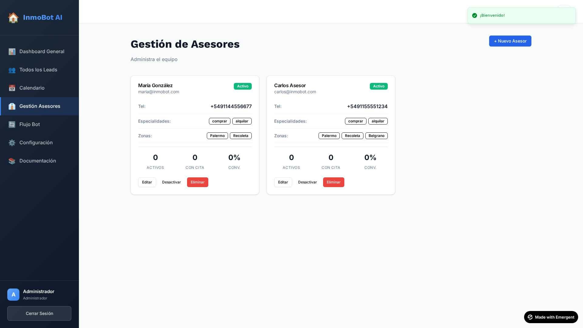 InmoBot - Screenshot 3 showing product features and functionality
