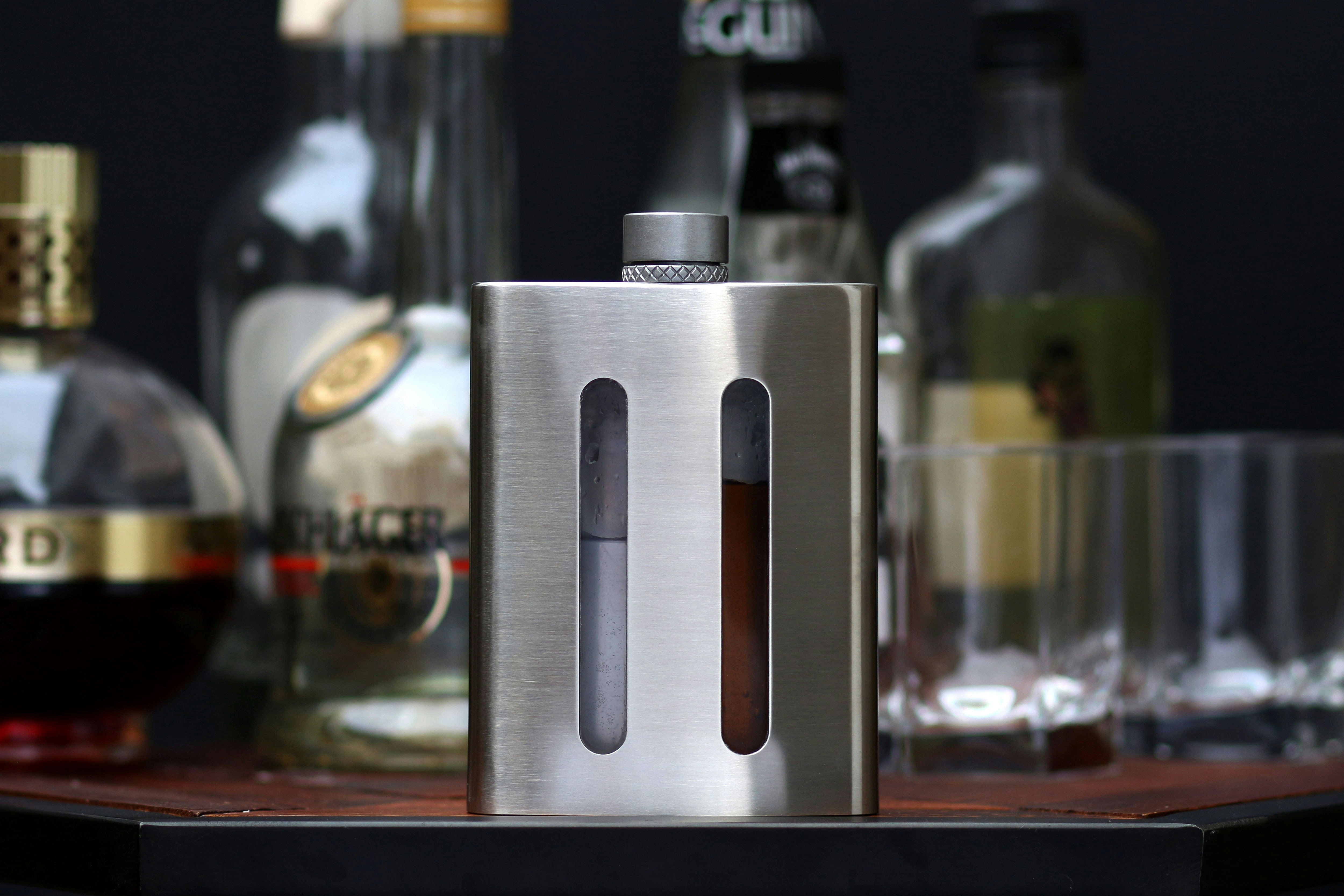 Dividere Dual Chambered Hip Flask Product Information, Latest Updates