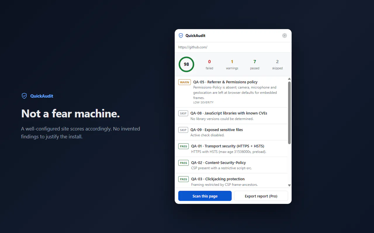 QuickAudit gallery image