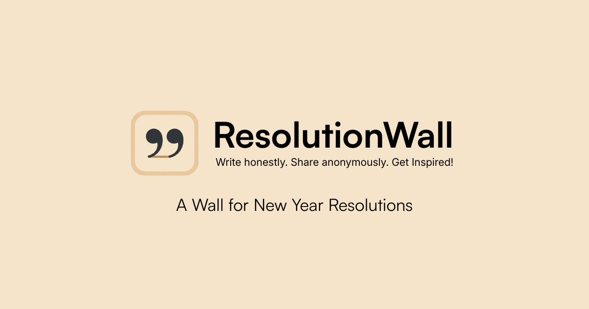 Resolution Wall - Screenshot 3 showing product features and functionality