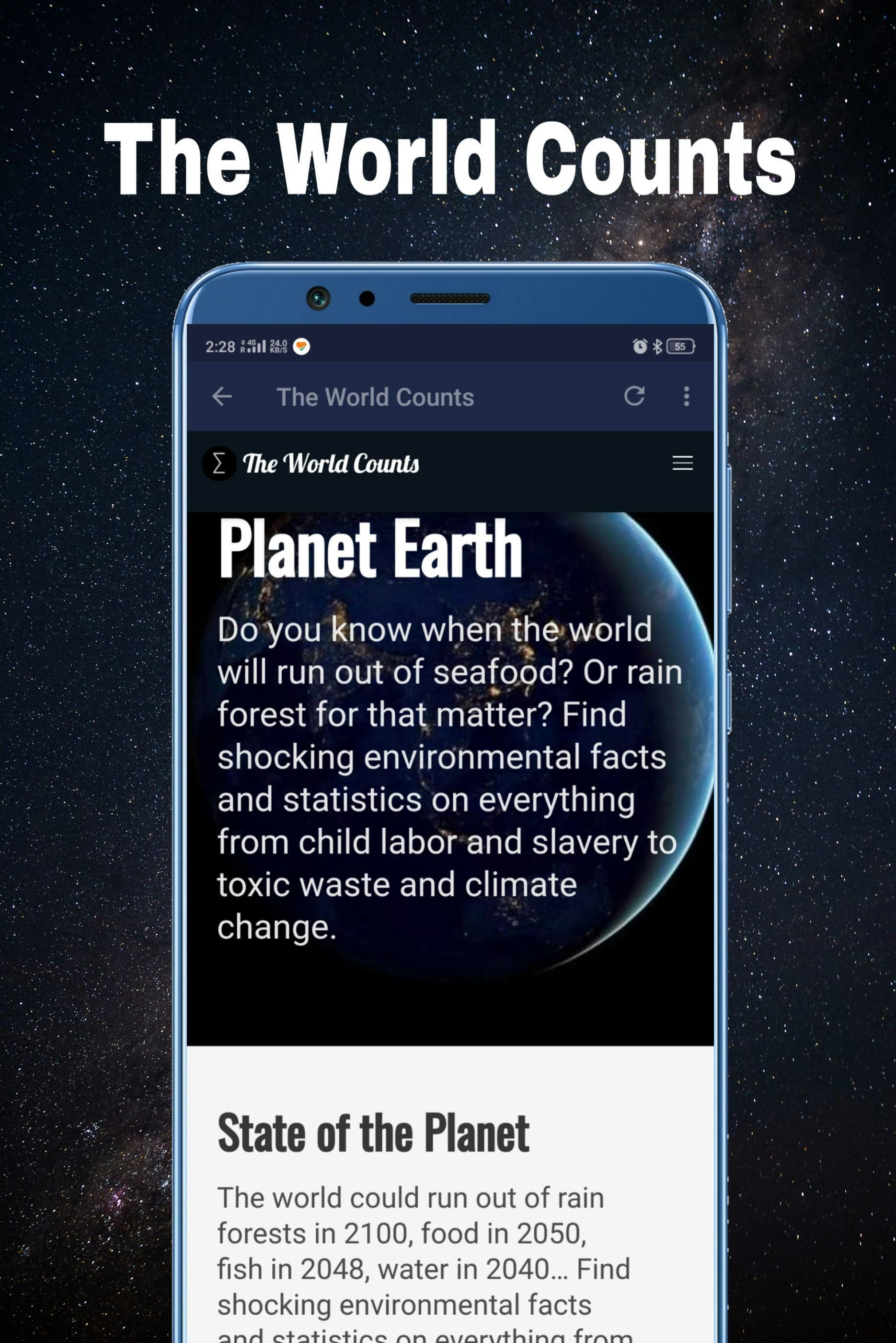 The World Counts gallery image