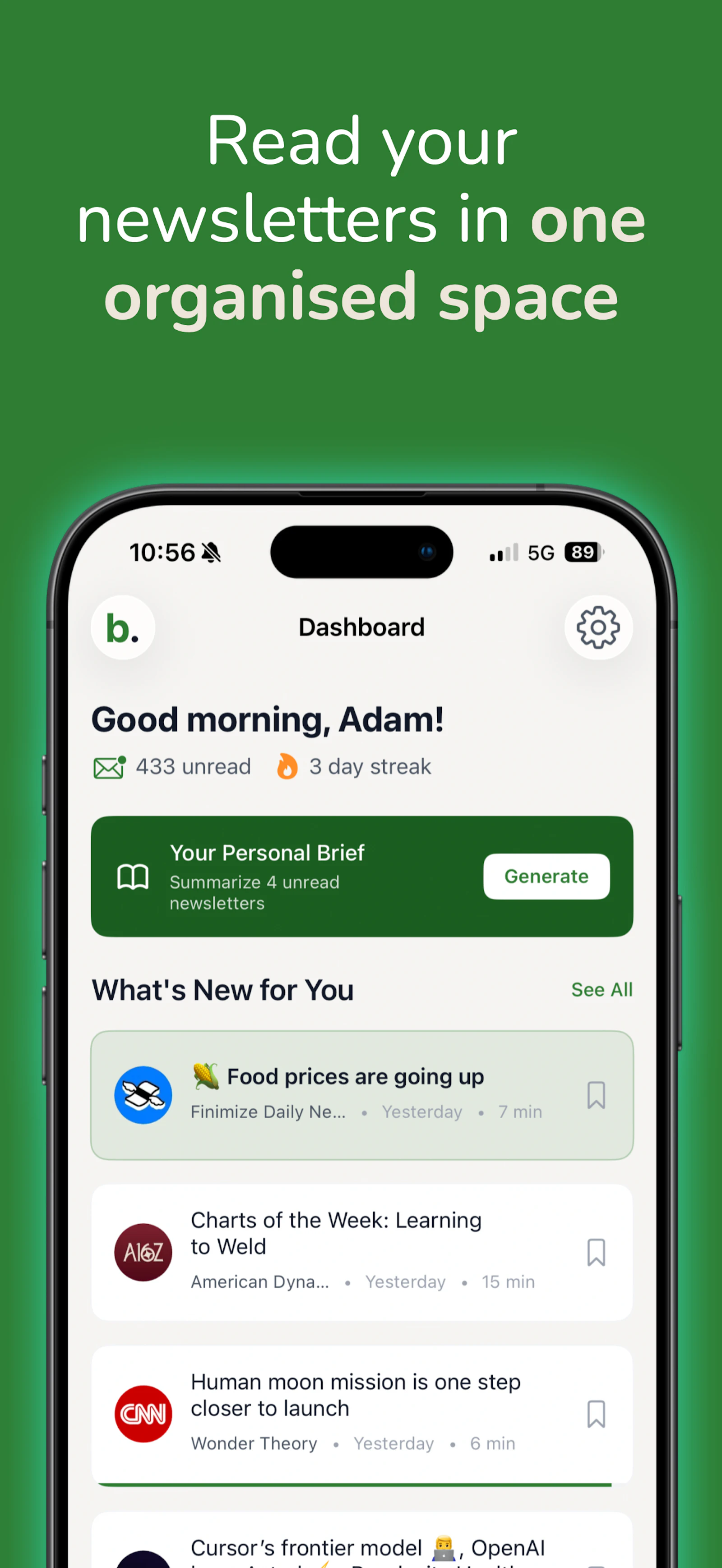 Newsletter Reader by Bilig screenshot 5