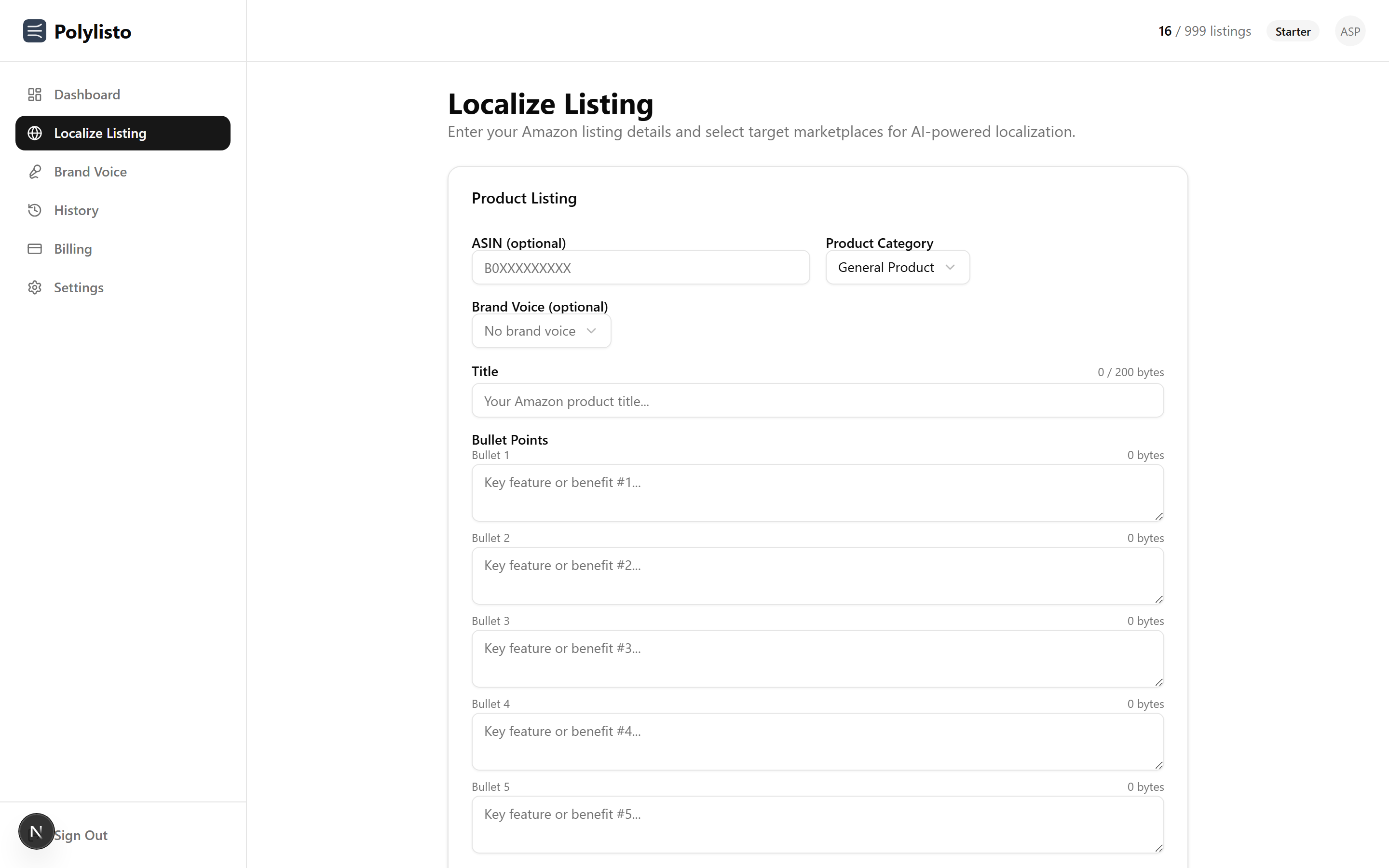 Polylisto - Screenshot 3 showing product features and functionality
