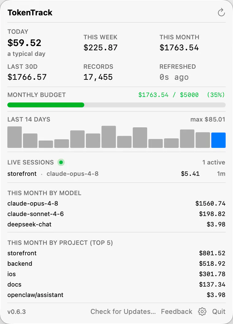 TokenTrack gallery image