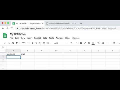 Simple Sheet API gallery image