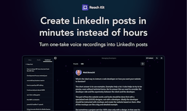 Reach Kit - Create LinkedIn posts faster gallery image