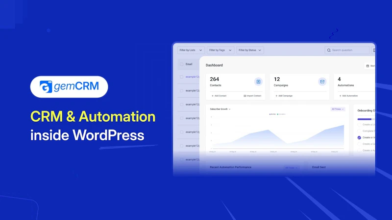 GemCRM screenshot 1 (video preview)