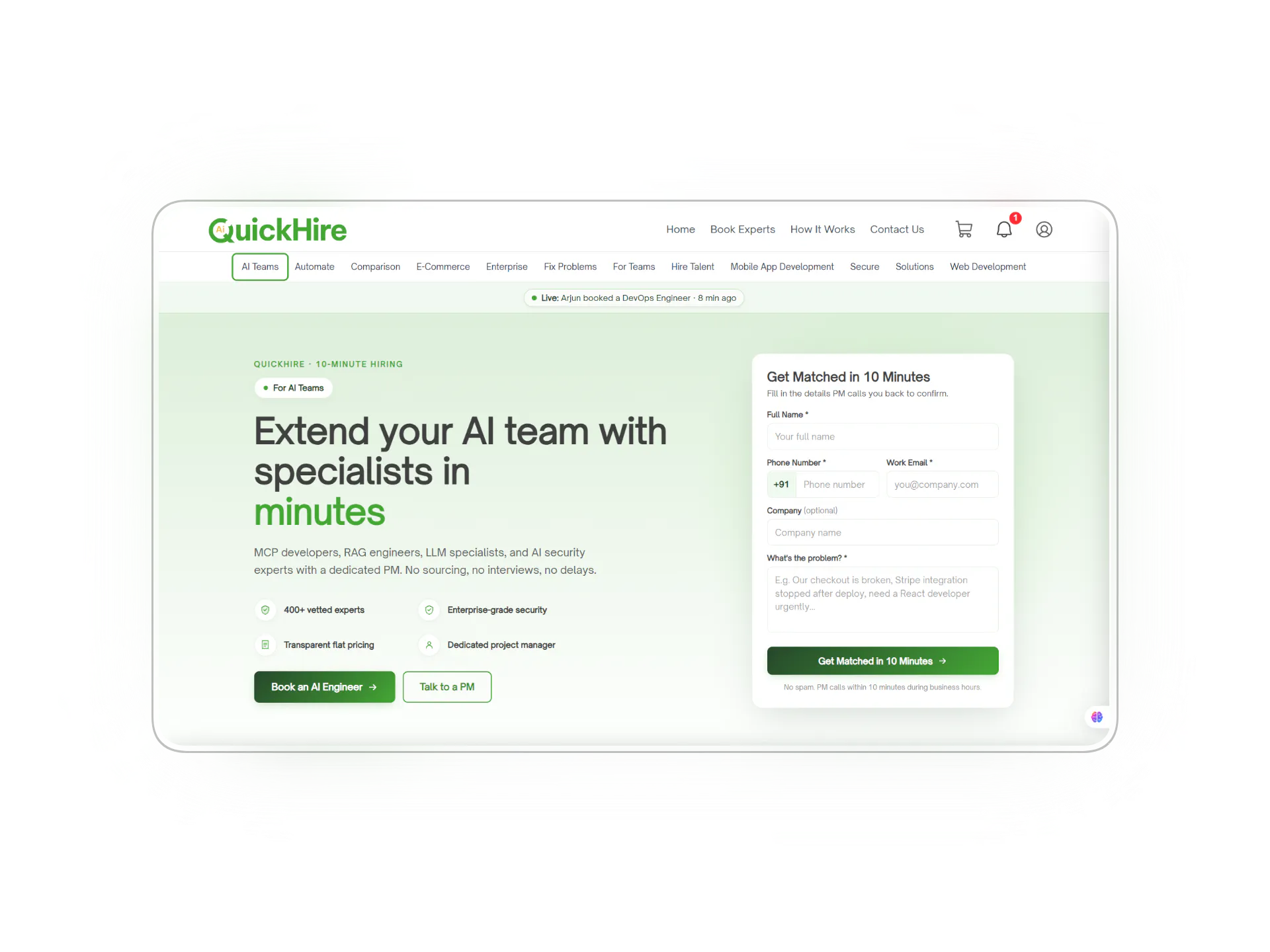 QuickHire gallery image