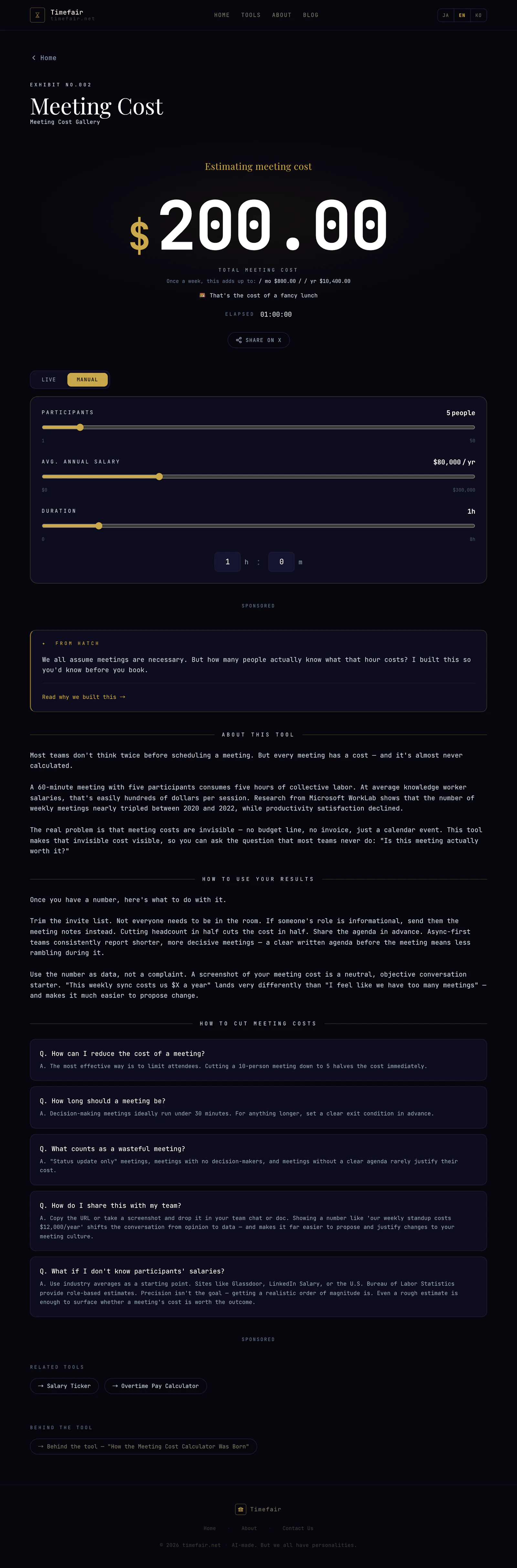 Timefair screenshot 3