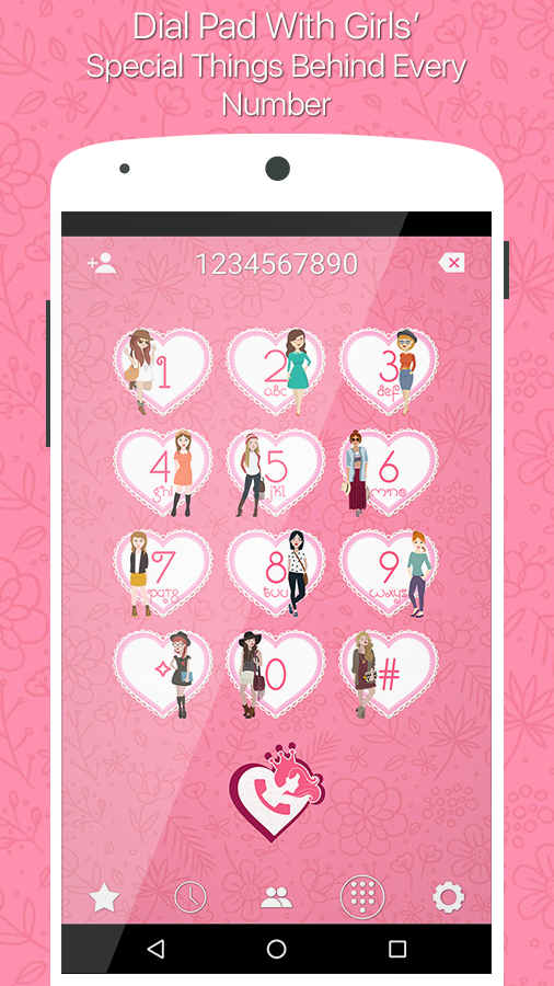 Sweet Pink Dialer + Caller ID gallery image