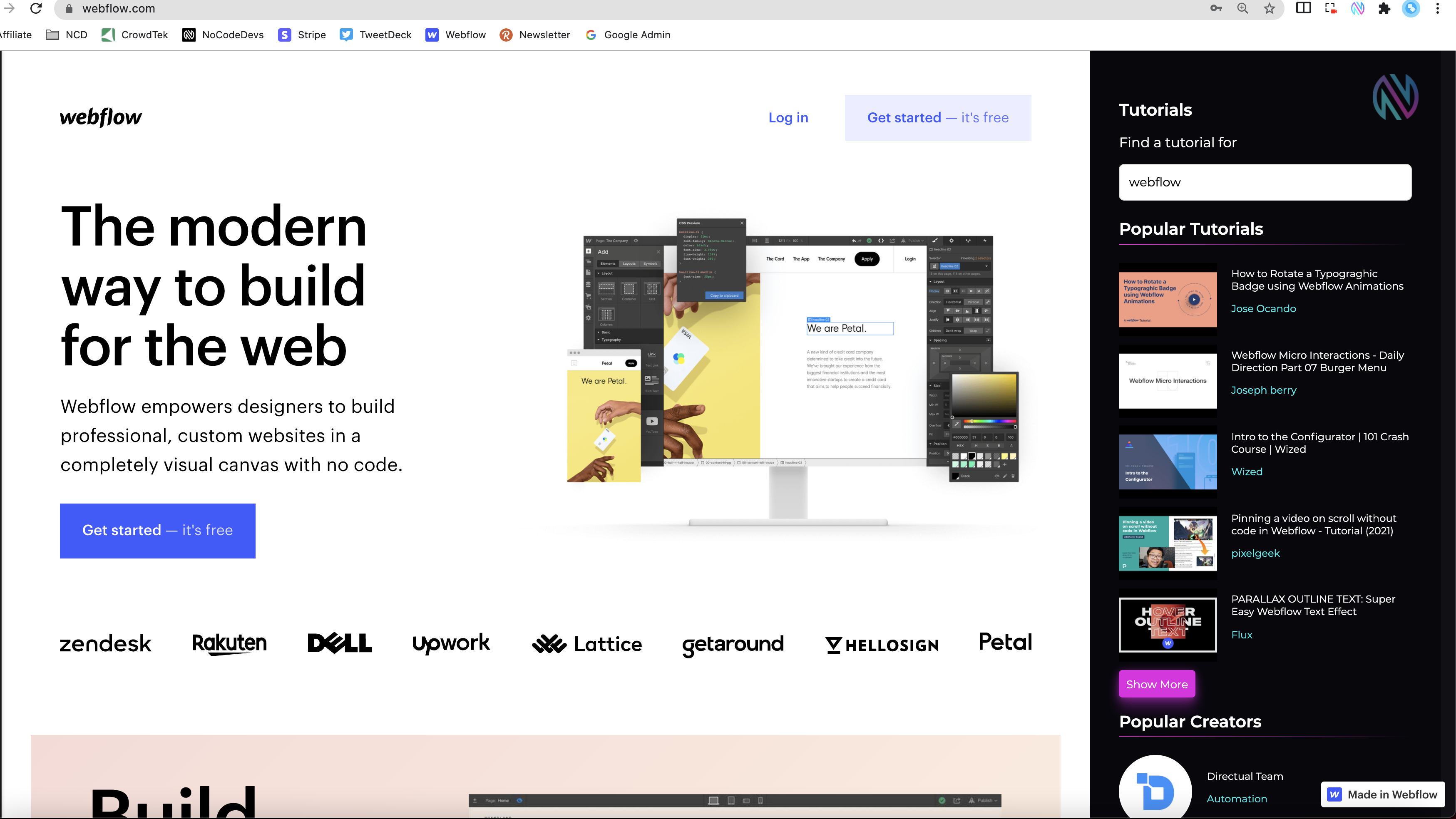 NoCodeDevs Chrome Extension gallery image