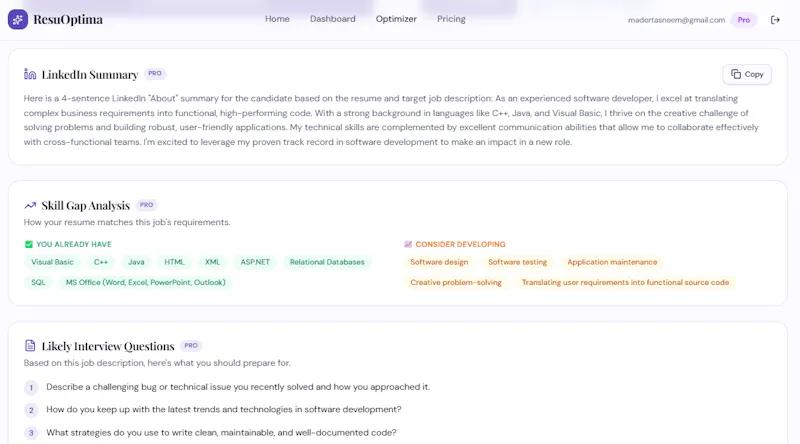 ResuOptima screenshot 4