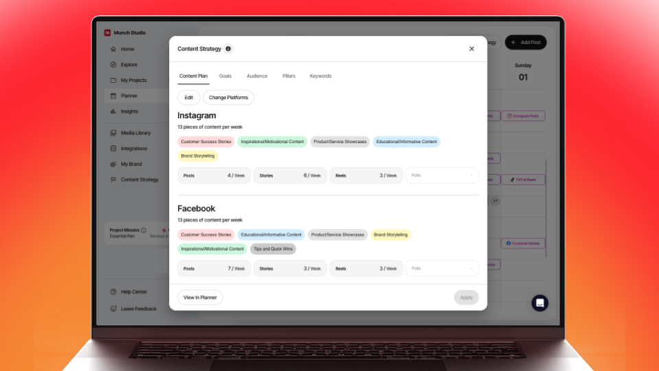 Munch Studio - Screenshot 5 showing product features and functionality