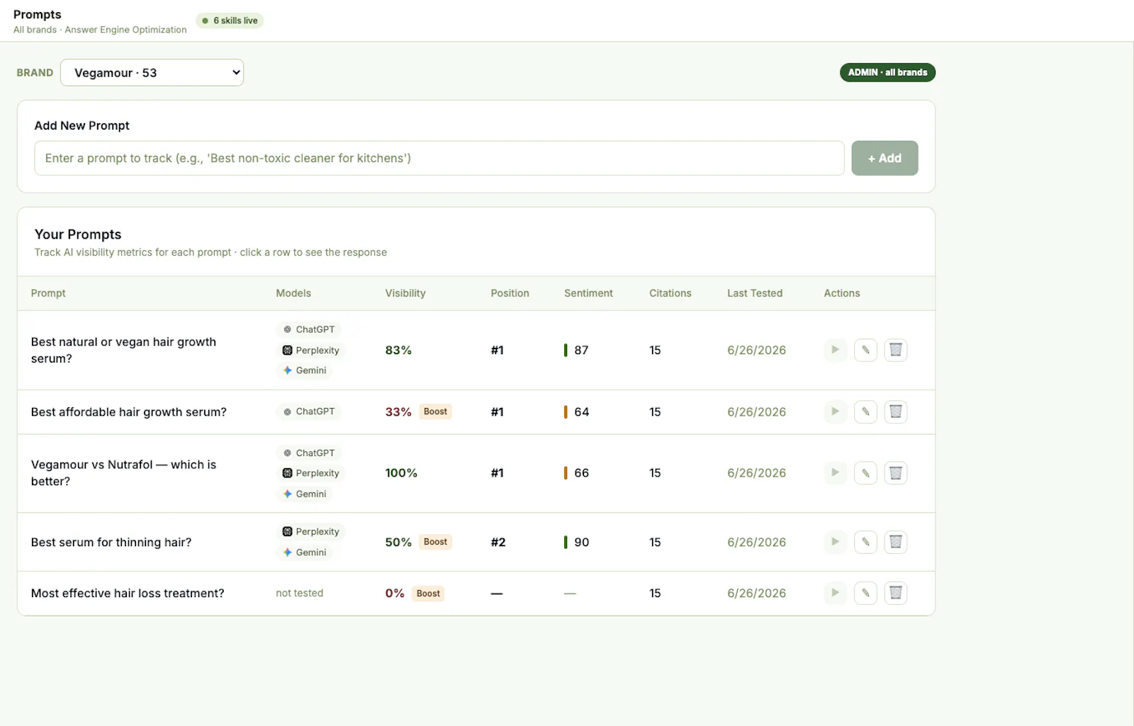 Auspex AI screenshot 2