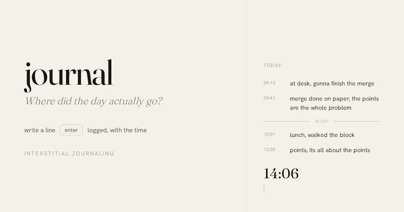 journal screenshot 1