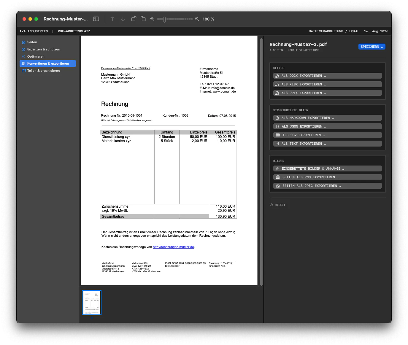 VORARBEITER screenshot