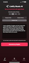 Listify Music AI gallery image