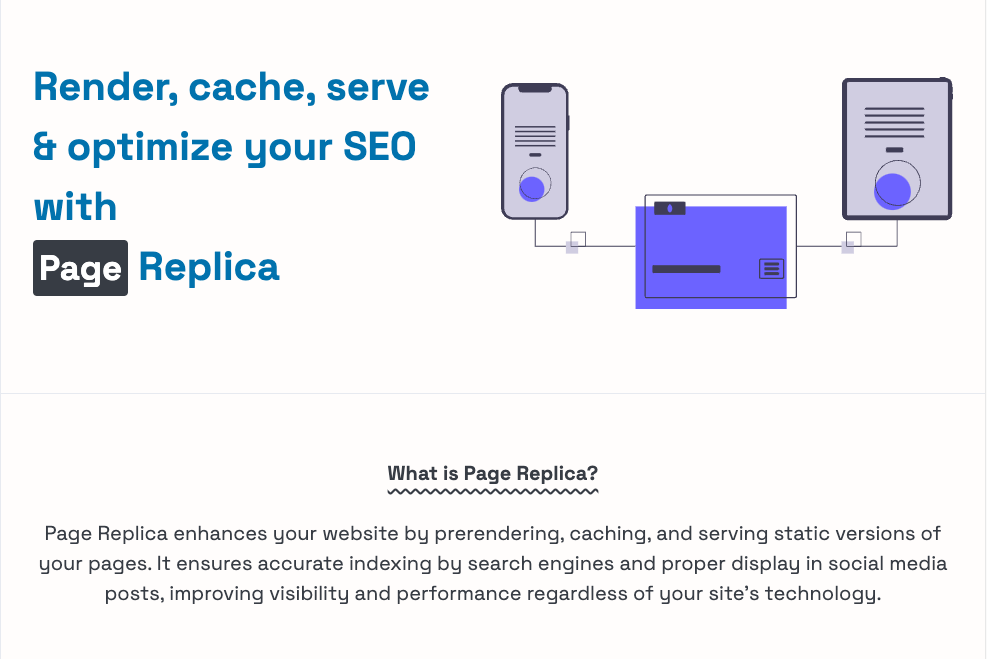 Реплика страницы: презринг для SEO медиа 1