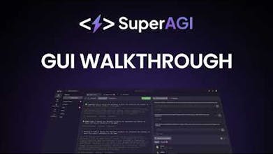SuperAGI Cloud platform showcasing various AI agents running simultaneously