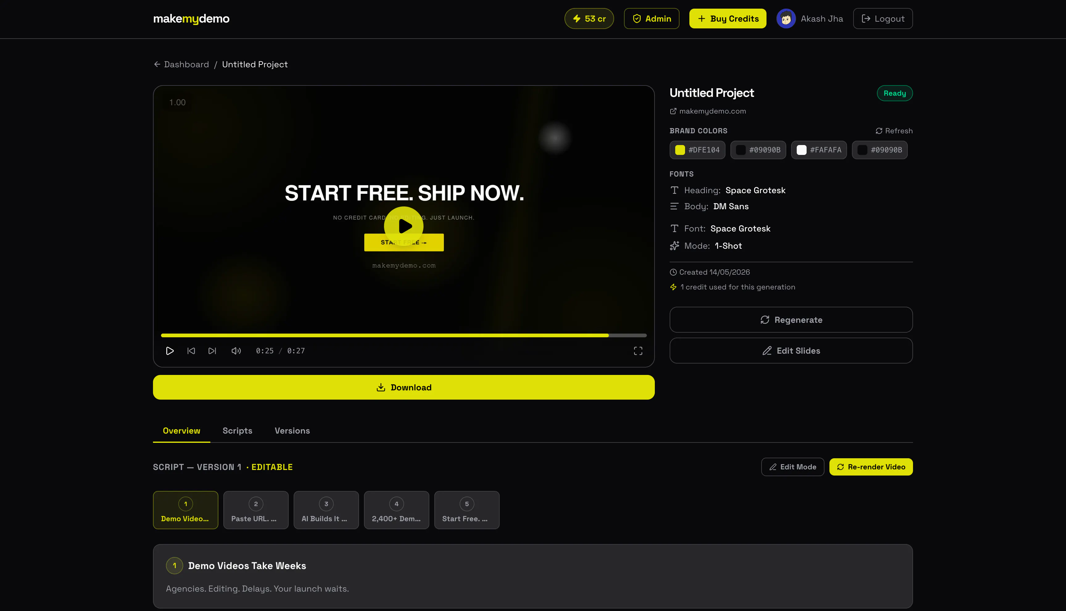 MakeMyDemo gallery image