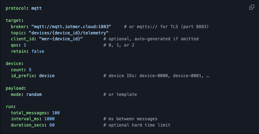 Simulate 1000s of IoT devices fast
