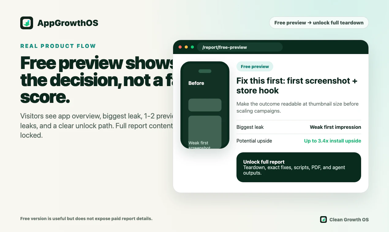 AppGrowthOS screenshot 2