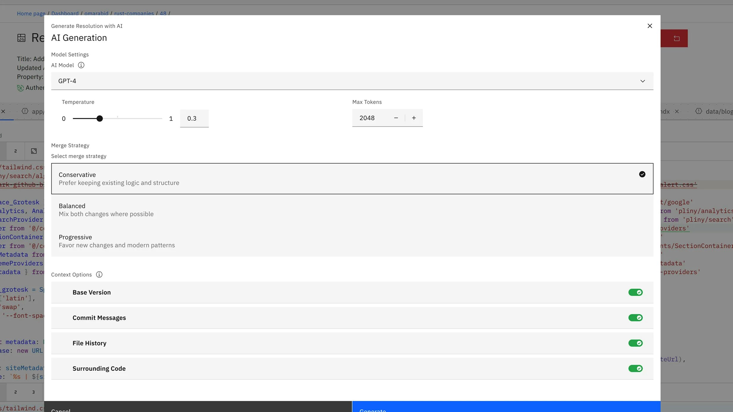 Code Input - Main product screenshot demonstrating key features and user interface