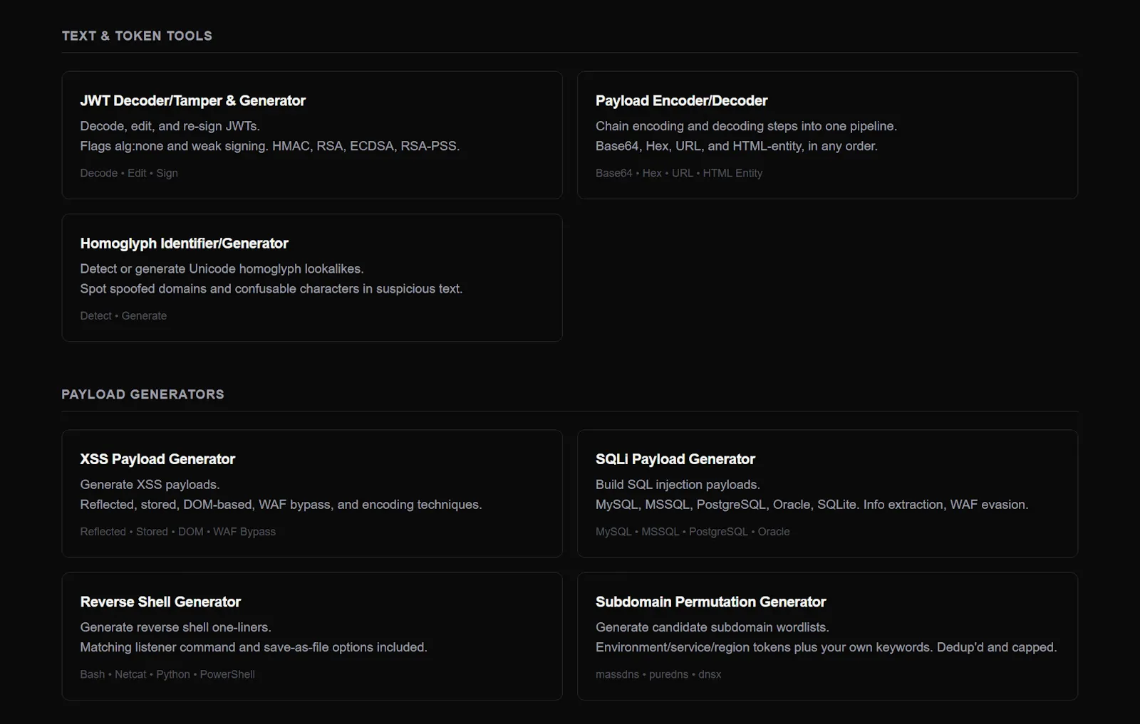 Payloadify screenshot 2