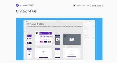 NativeBase Startup+ gallery image