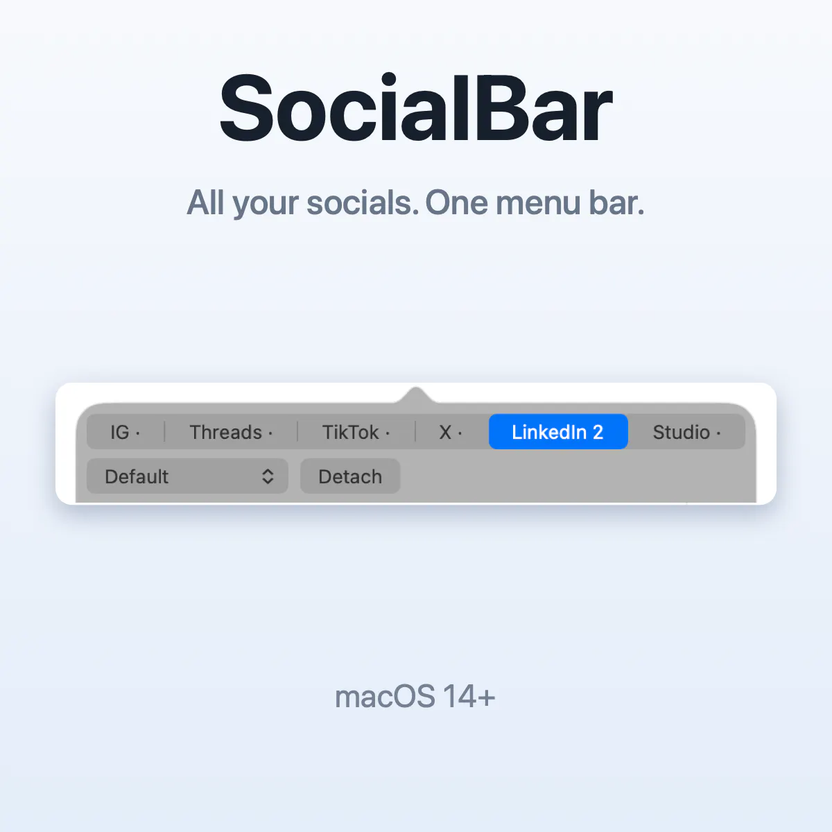SocialBar
