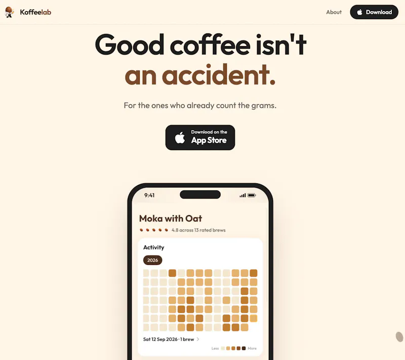 Koffeelab: Your coffee journal screenshot 2