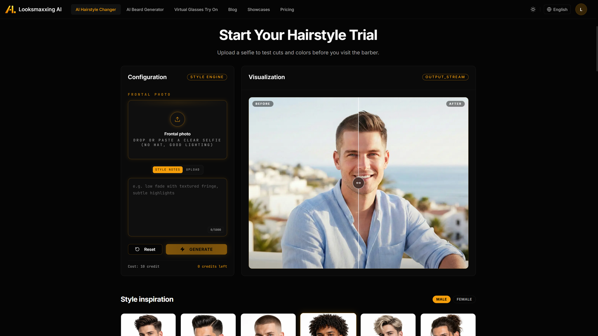 Looksmaxxing AI gallery image