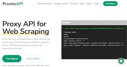Proxy API for Web Scraping gallery image