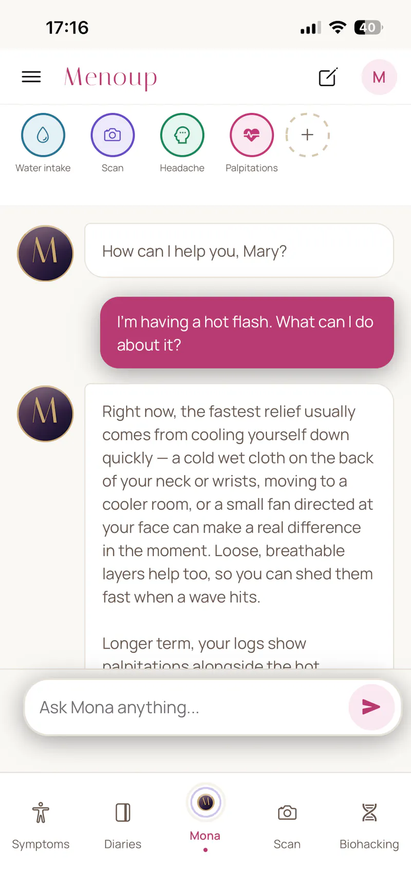 Menoup screenshot 1